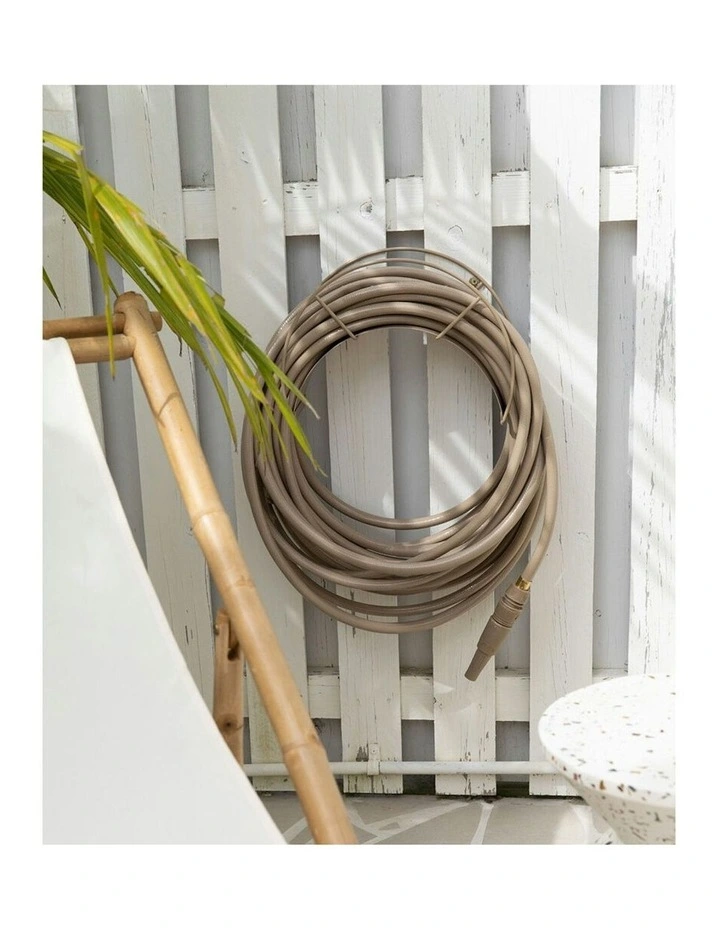 Classic Wall Mounted Water Hose Holder in Sahara/Beige image 2