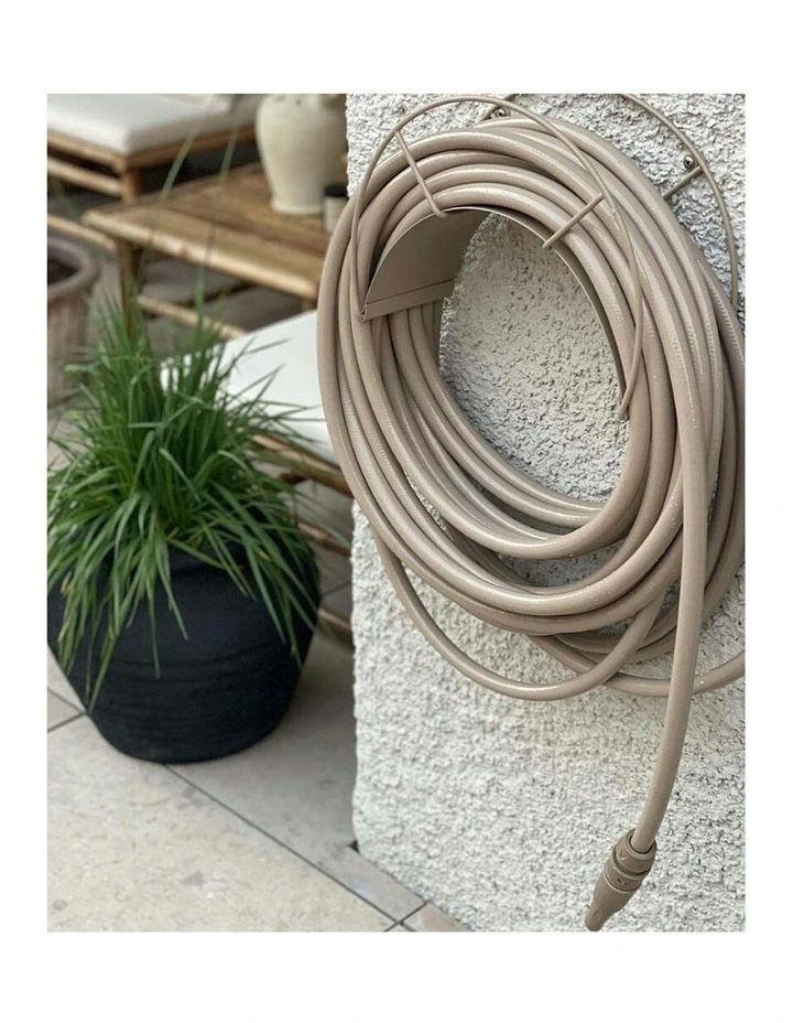 Classic Wall Mounted Water Hose Holder in Sahara/Beige image 3