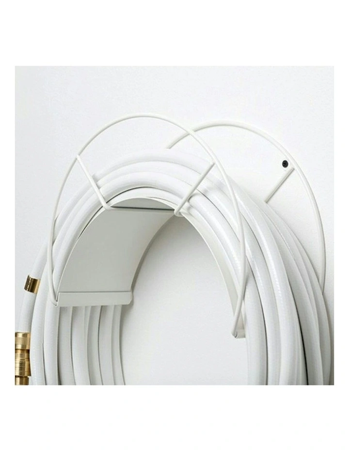 Classic Wall Mounted Water Hose Holder in White Snake image 3
