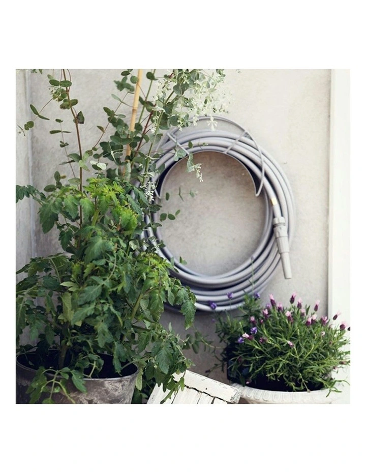 Classic Wall Mounted Water Hose Holder in Rock Grey image 2