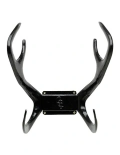 Reindeer Wall Mounted Water Hose Holder in Black Swan