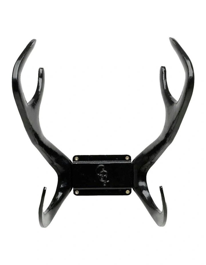 Reindeer Wall Mounted Water Hose Holder in Black Swan image 1