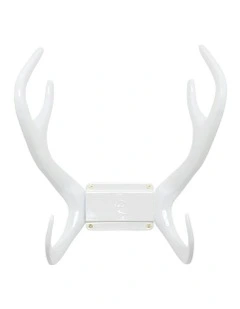 Reindeer Wall Mounted Water Hose Holder in White