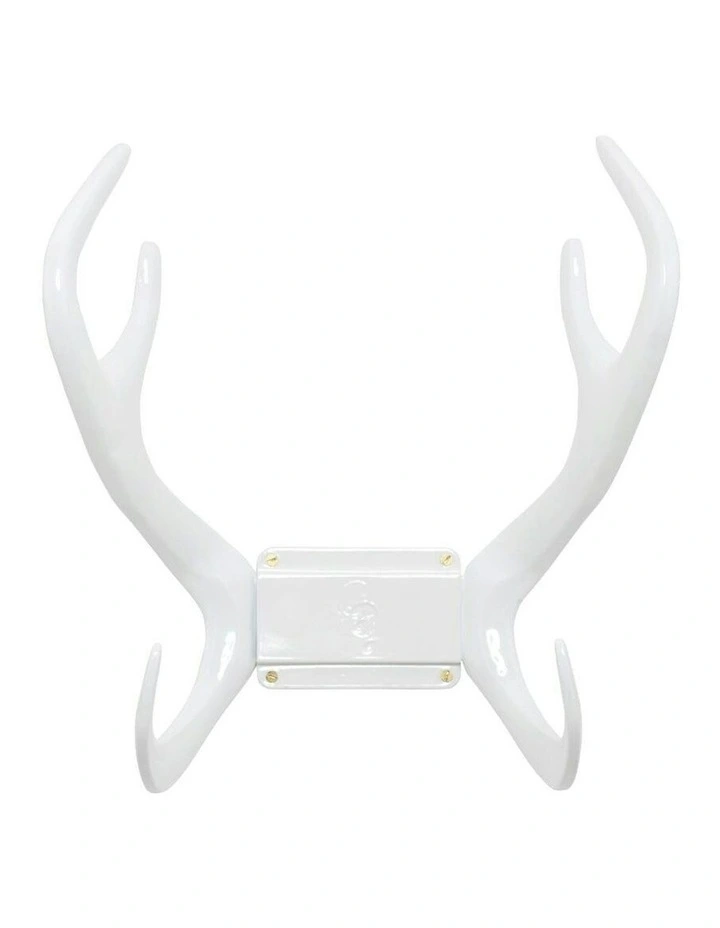 Reindeer Wall Mounted Water Hose Holder in White image 1