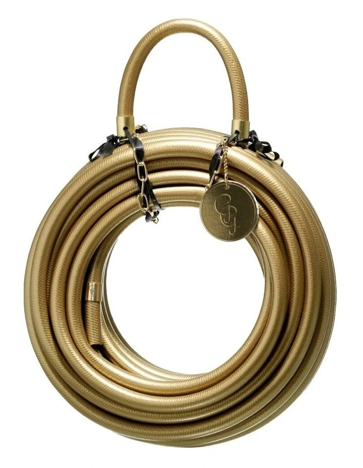 Coloured PVC Watering Hose 20m in Gold Digger image 1