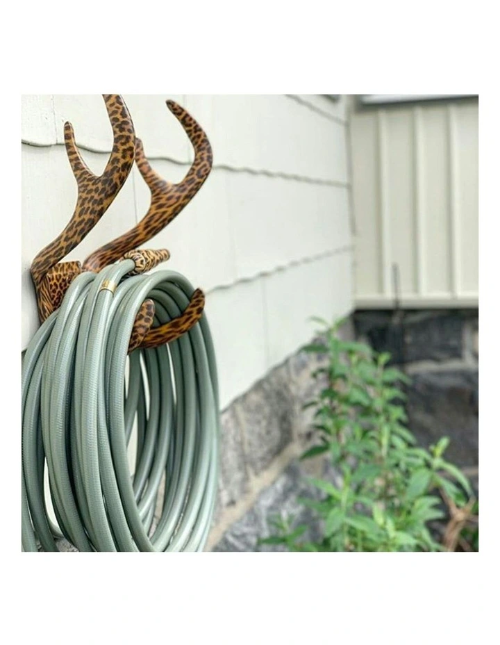 Coloured PVC Watering Hose Flexible Pipe 20m Eucalyptus Leaf in Green image 3