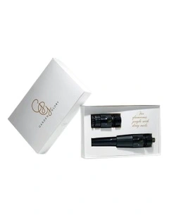 Plastic Hose Nozzles Set For 1/2in Waterhoses in Black Swan