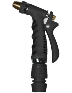 Spray Gun For 1/2in Water Hoses in Black Swan