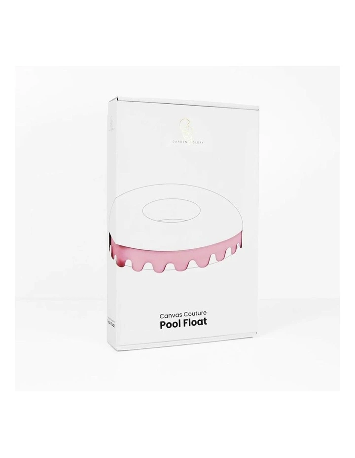 Garden Glory Cotton Couture Canvas Pool Float Ring Raft Round 110cm in Pink image 4