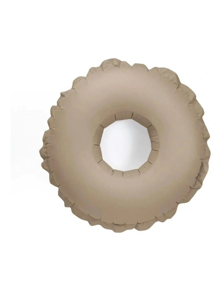Garden Glory Cotton Couture Canvas Pool Float Ring Raft Round 110cm in Beige image 1