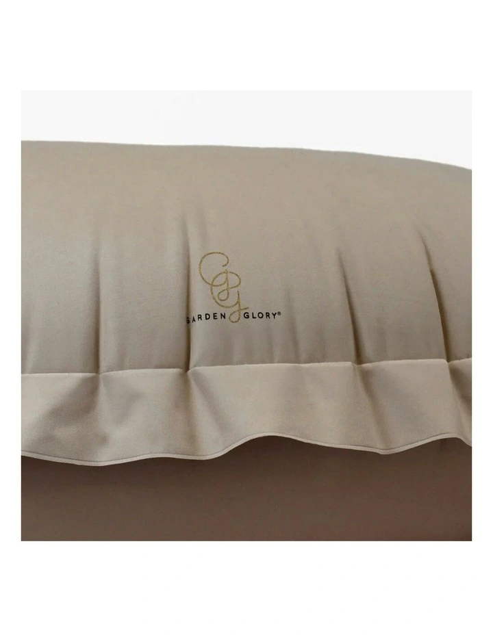 Garden Glory Cotton Couture Canvas Pool Float Ring Raft Round 110cm in Beige image 3