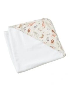 Cotton Baby/Infant Hooded Bath Towel Zambesi Printed Jersey