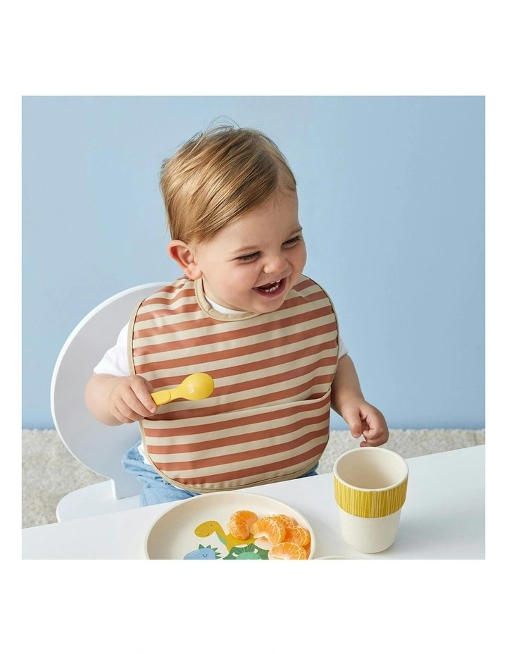 Polyester Stripe Traditional Bib in Multi image 2