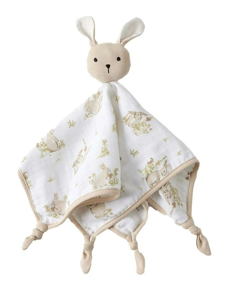 Some Bunny Loves You Comforter Cotton 30x30cm in Multi image 1