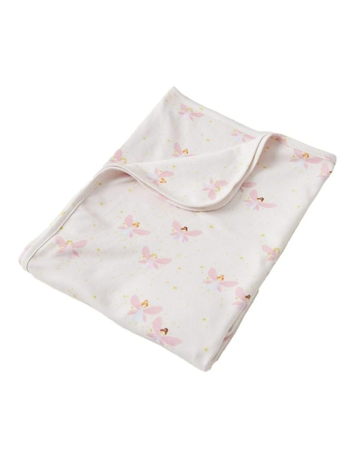 Fairy Dust Jersey Wrap in White image 1
