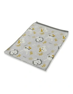 Spectacular Animals Cotton Blanket 100cm in Grey