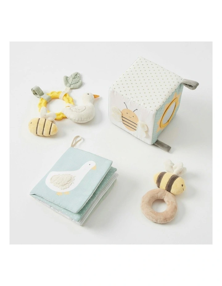 Plush Goose Book Activity Sensory Playing Toy image 7