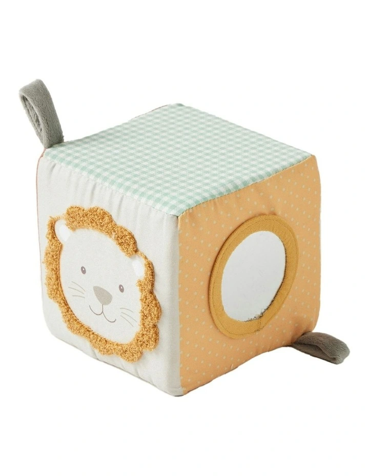 Plush Safari Block Activity Sensory Playing Toy image 1