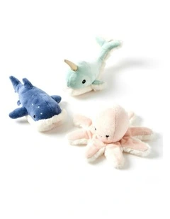 Polyester Aurora Rattles Sensory Plush Toy