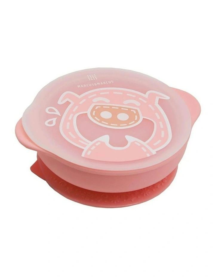 Lucas Hippo Self Feeding Suction 450ml in Pink image 1