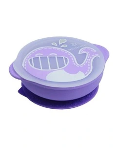 Lucas Hippo Self Feeding Suction Bowl 450ml in Lilac