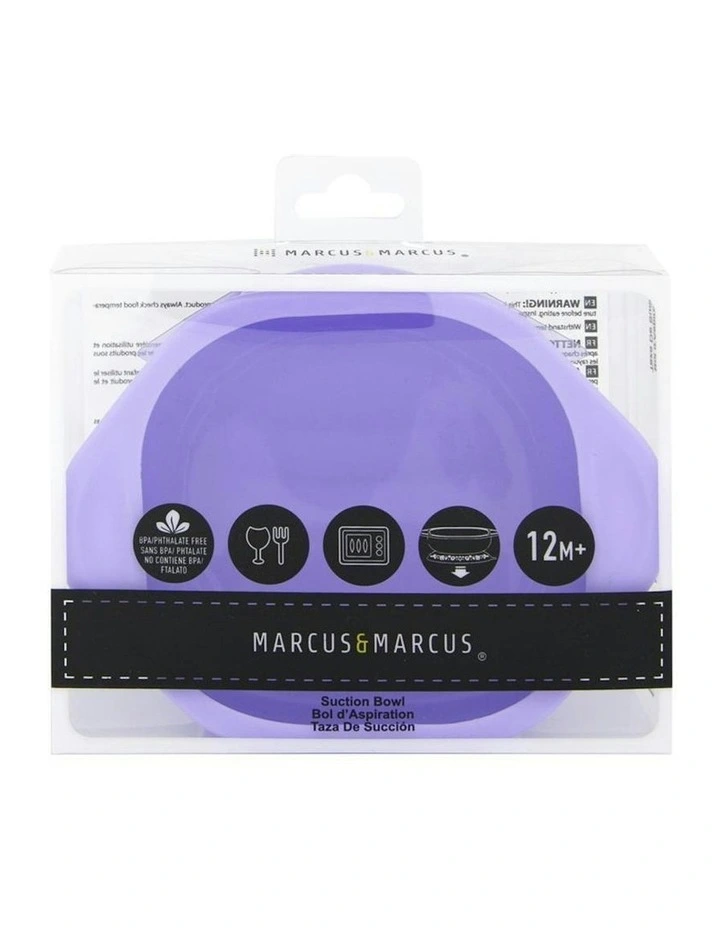 Suction Cup Eating Bowl in Lilac image 2