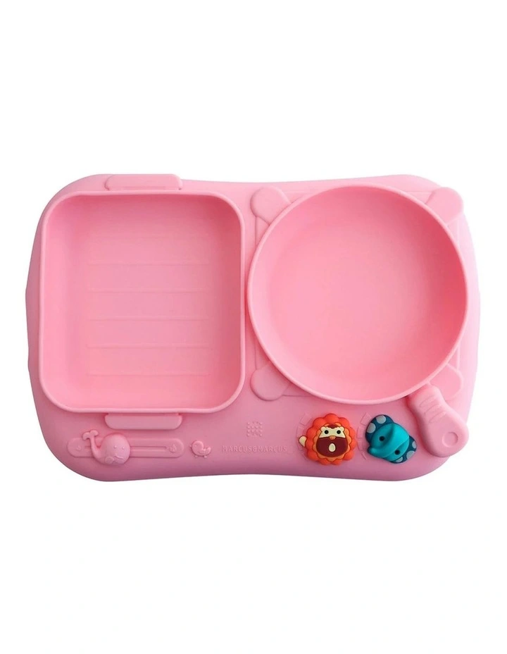 Little Chef Creative Suction Plate 24.8cm in Pink image 1