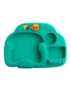 Little Pilot Creative Suction Plate in Green