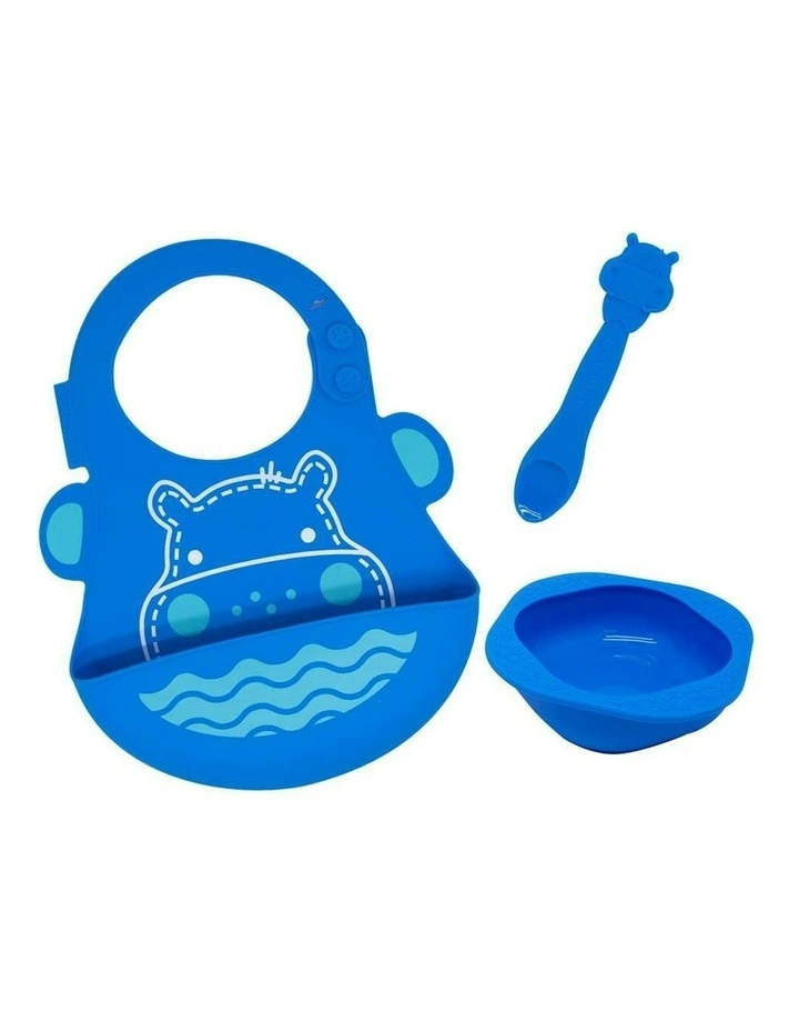 Lucas Hippo Cutlery Set in Blue image 1