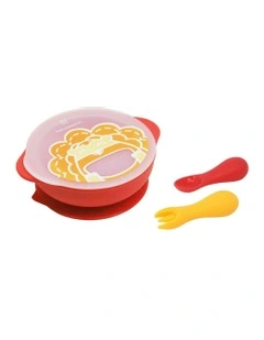 Toddler First Self Cutlery Set( 12m+) 3 Pieces in Red
