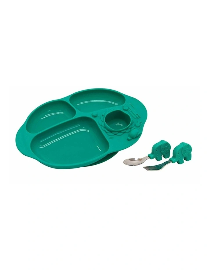 Toddler Yummy BPA Free Dining Set (18months+) in Green image 1
