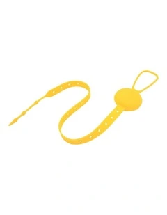 Flip N Strap Silicone Connector For Pacifier/Bottles 59cm in Yellow