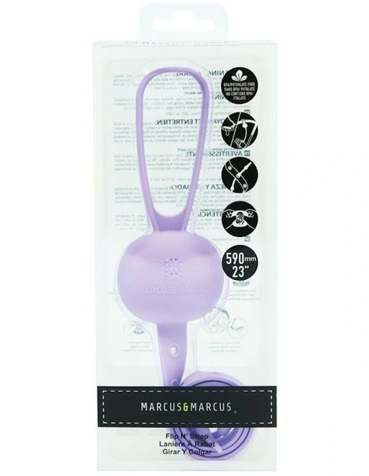 Flip N Strap Silicone Connector For Pacifier Bottles in Lilac image 3