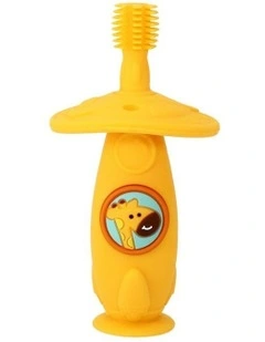 Self Training 360 Silicone Toothbrush Lola Giraffe (12 Months ) in Yellow