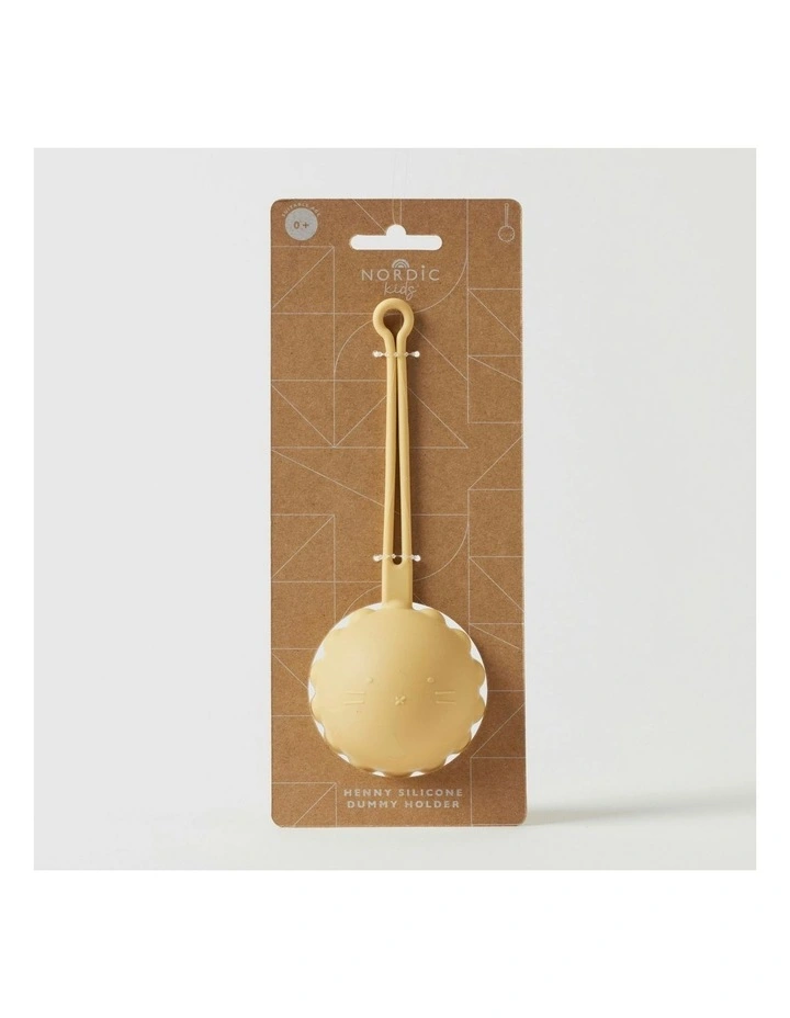Henny Silicone Holder Dummy Strap in Yellow image 4