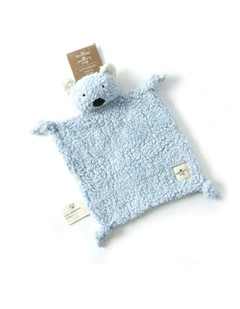 Loveable Koala Plush Comforter 25x25cm in Blue