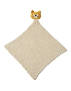 Luca Tiger Plush Comforter 32x32cm in Brown