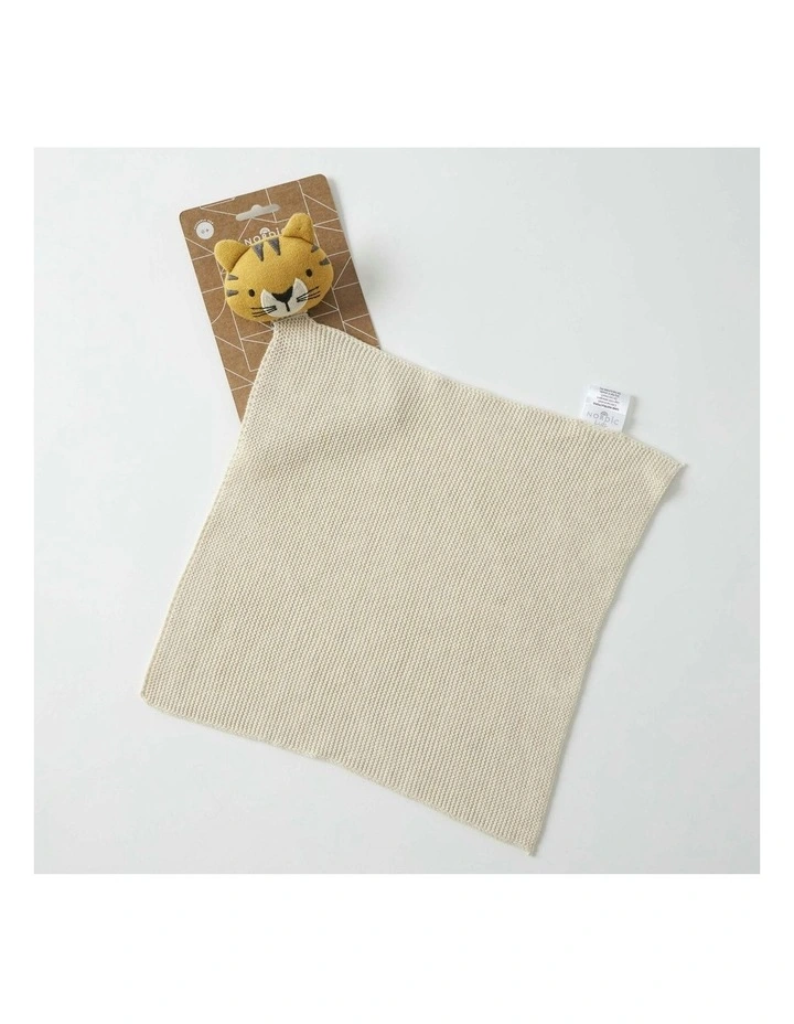 Luca Tiger Plush Comforter 32x32cm in Brown image 2