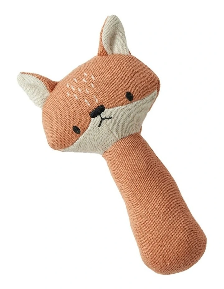 Jasper Fox Infant Plush Interactive Rattling Toy 15cm (0  Years) image 1