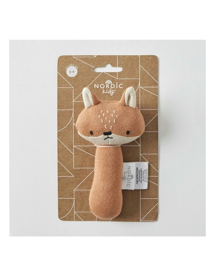 Jasper Fox Infant Plush Interactive Rattling Toy 15cm (0  Years) image 2