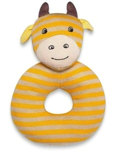 Cotton Teething Rattle George Giraffe 0m  13cm
