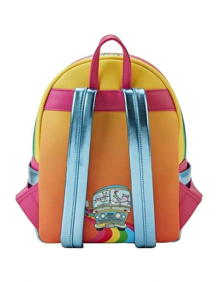 Magical Mystery Tour Bus Mini Backpack Bag 11in in Multi image 2