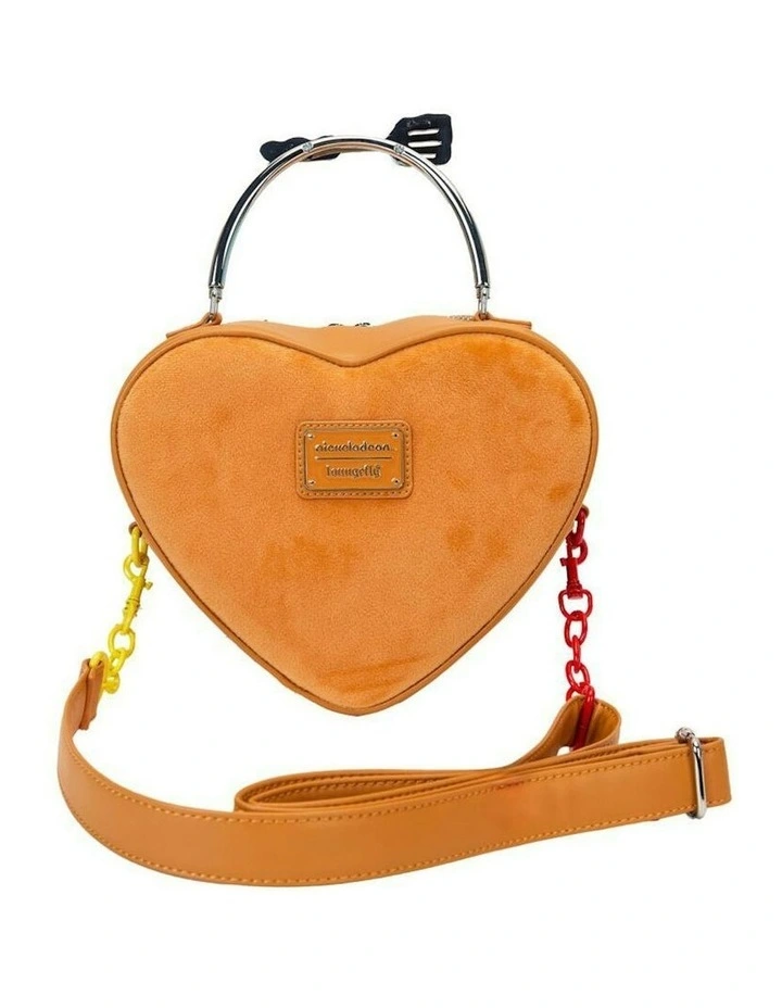 Krabby Patty Plush Crossbody Bag 9x7.3in in Multi image 2