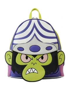 Mojo Jojo Cosplay Mini Backpack Bag 9x10.5 in Multi