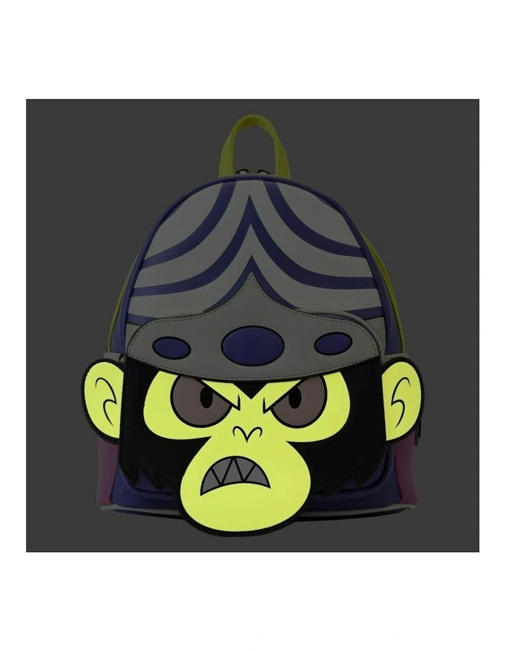 Mojo Jojo Cosplay Mini Backpack Bag 9x10.5 in Multi image 2
