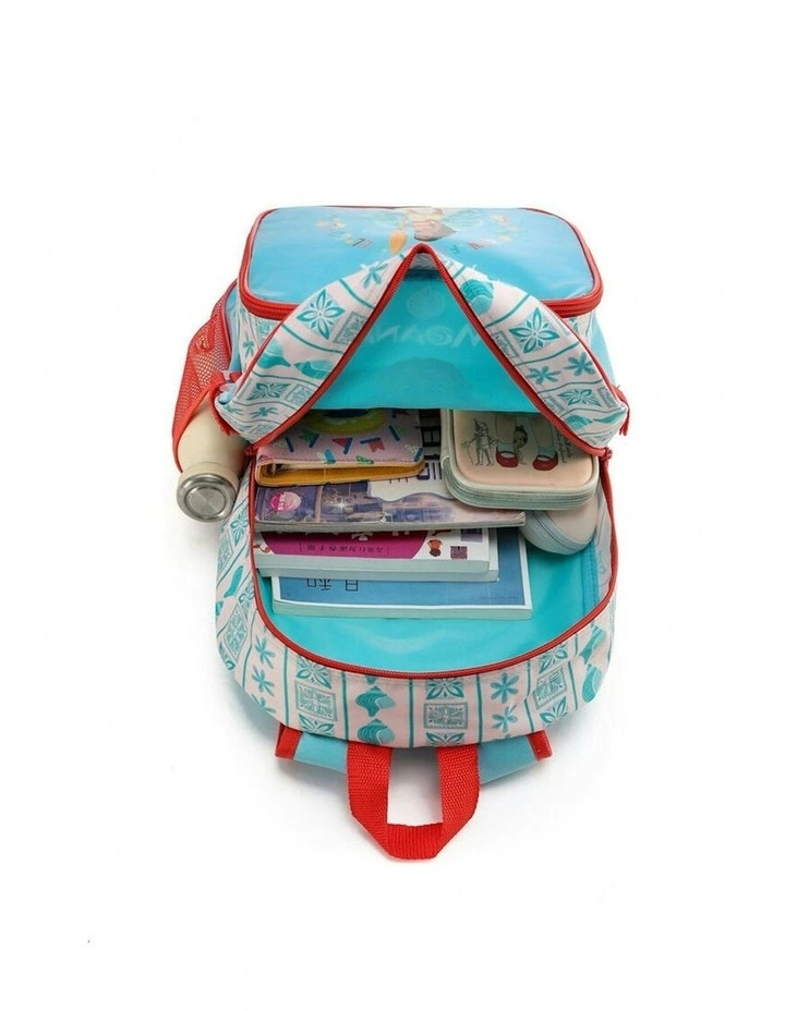 Moana School Backpack with Insulated Lunch Bag in Blue image 3