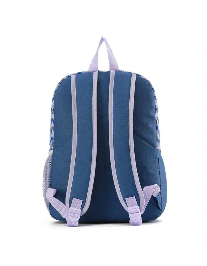 Stitch School Backpack with Insulated Lunch Bag in Blue image 2