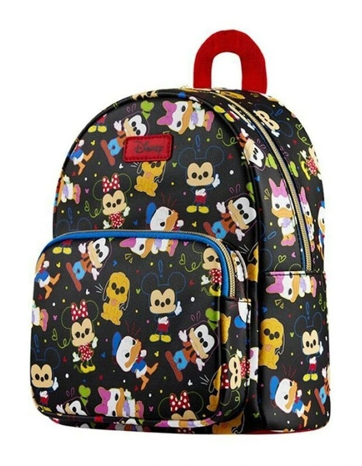Vegan Leather Sensational 6 Mini Backpack 9x10.5 in Multi image 2