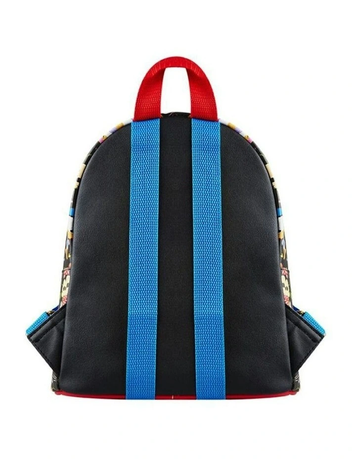 Vegan Leather Sensational 6 Mini Backpack 9x10.5 in Multi image 3