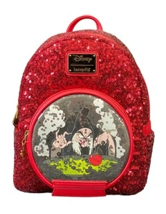 Villains Evil Queen Snowglobe Mini Backpack 23x27cm in Red
